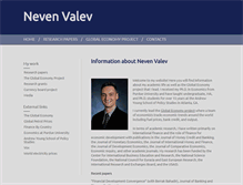 Tablet Screenshot of nevenvalev.com